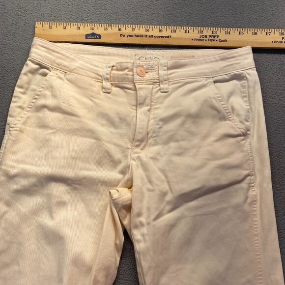 Anthropologie‎ Womens Relaxed Fit Chino Pants Size 27,Pink,Pockets,Zipper - Picture 4 of 11